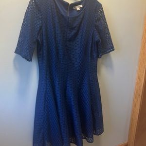 Danny and Nicole one piece blue dress. Like new Size 18